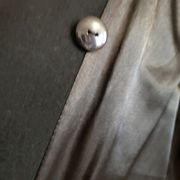 Icóne Petticoat Military Style Swing Back Black Silver Hardware Woman Size 10 - Picture 14 of 16